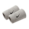 Nike Swoosh Classic Doublewide Wristbands 2-Pack Unisex Grijs