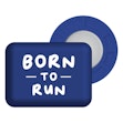BibBits Race Number Magnets - Born To Run Blauw