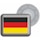 BibBits Race Number Magnets Deutschland Zilver