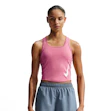 Nike Tempo Swoosh Run Dri-FIT Tank Top Dames Roze
