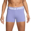 Nike Pro 365 Dri-FIT Mid-Rise 3 Inch Short Tights Dames Paars