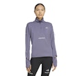 adidas Adi365 Half Zip Shirt Dames Paars