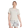 adidas Own The Run Melange T-shirt Dames Creme