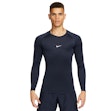 Nike Pro Dri-FIT Tight Fit Shirt Heren Blauw
