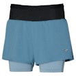 Mizuno Trail ER 2in1 Short Dames Blauw