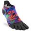 Injinji Spectrum Run Lightweight No-Show Socks Unisex Multi
