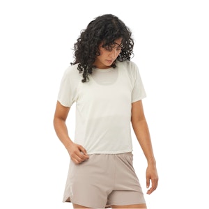 Salomon Shakeout Air Crop T-shirt Dames Salomon Shakeout Air Crop T-shirt Dames