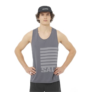 Salomon Sense Aero GFX Singlet Heren Salomon Sense Aero GFX Singlet Heren