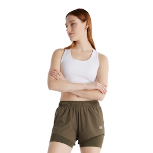 New Balance RC 2in1 3 Inch Short Dames New Balance RC 2in1 3 Inch Short Dames