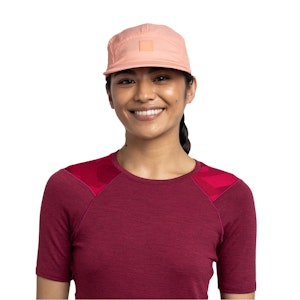 Buff 5 Panel Go Cap Solid Coral (S/M) Unisex Buff 5 Panel Go Cap Solid Coral (S/M) Unisex