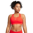 Nike Swoosh Medium-Support Sports Bra Dames Rood