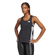 adidas Adizero Singlet Dames Zwart
