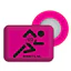 BibBits Startnummer Magneetjes Loper Roze