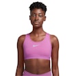 Nike Dri-FIT Swoosh High-Support Sports Bra Dames Roze