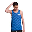 SAYSKY Zig Zag Flow Air Singlet Heren Blauw