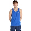 New Balance Athletics Singlet Heren Blauw