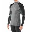 FALKE Wool Tech Zip Shirt Heren Grijs