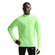 Nike Stride Dri-FIT Half Zip Mid Layer Heren Limegroen