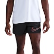 Nike Stride Dri-FIT 5 Inch Brief-Lined Shorts Heren Zwart