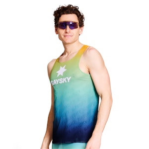 SAYSKY Drip Dye Flow Air Singlet Heren SAYSKY Drip Dye Flow Air Singlet Heren