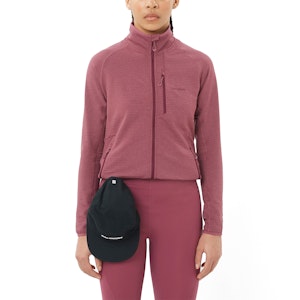 Salomon Essential Lightwarm Full-Zip Midlayer Dames Salomon Essential Lightwarm Full-Zip Midlayer Dames