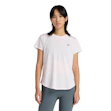 New Balance Sport Core Heather T-Shirt Dames Creme