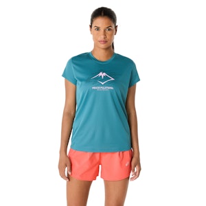 ASICS FujiTrail Logo T-shirt Dames ASICS FujiTrail Logo T-shirt Dames