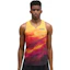 HOKA Race Day Singlet Track Print Heren Multi