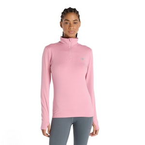 New Balance Sport Essentials Space Dye Quarter Zip Shirt Dames New Balance Sport Essentials Space Dye Quarter Zip Shirt Dames