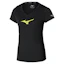 Mizuno Core Runbird T-shirt Dames Zwart