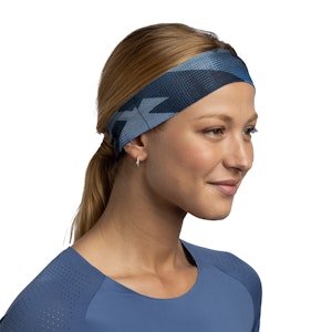 Buff CoolNet UV+ Slim Headband Ahin Azure Unisex