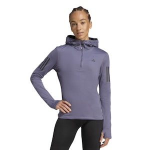 adidas Own The Run Winterized Half-Zip Hoodie Dames adidas Own The Run Winterized Half-Zip Hoodie Dames