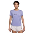 Nike One Swoosh Dri-FIT T-shirt Dames Paars