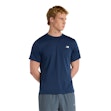 New Balance Sport T-shirt Heren Blauw