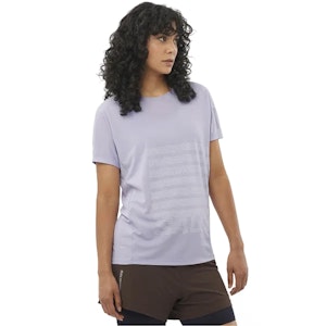 Salomon Sense Aero GFX T-shirt Dames Salomon Sense Aero GFX T-shirt Dames