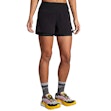 Brooks High Point 3 Inch 2in1 2.0 Short Dames Zwart