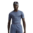 Nike Pro Dri-FIT Tight Fit T-shirt Heren Blauw