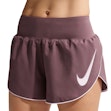 Nike Tempo Flow Swoosh Dri-FIT Mid-Rise Shorts Dames Paars