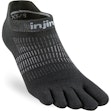 Injinji Run Lightweight No-Show/Coolmax Socks Dames Zwart