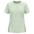 Odlo Zeroweight Engineered Crew Neck T-shirt Dames Groen