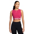 Nike Pro 365 Dri-FIT Crop Tank Dames Roze