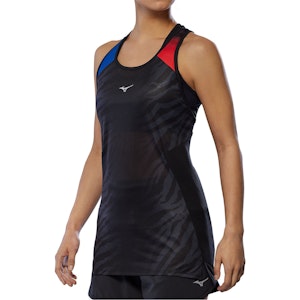 Mizuno DryAeroFlow Graphic Singlet Dames Mizuno DryAeroFlow Graphic Singlet Dames
