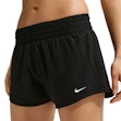 Nike One Dri-FIT Mid-Rise 3 Inch Brief-Lined Shorts Dames Zwart
