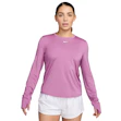 Nike One Classic Dri-FIT Shirt Dames Roze