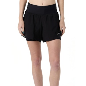 Brooks Chaser 5 Inch 2-in-1 Short 2.0 Dames Brooks Chaser 5 Inch 2-in-1 Short 2.0 Dames