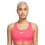 Nike Swoosh Medium-Support Sports Bra Dames Roze