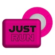 BibBits Race Number Magnets - Just Run Roze