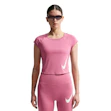 Nike Tempo Swoosh Run Dri-FIT T-shirt Dames Roze