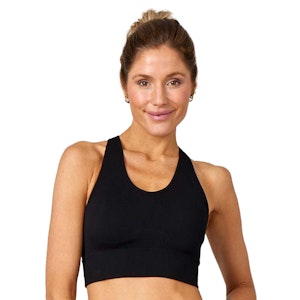 PureLime Seamless Rib Bra Top Dames