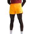 Nike Fast Dri-FIT 3 Inch Brief-Lined Shorts Heren Geel